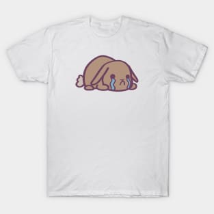 Crying Bunny Rabbit T-Shirt